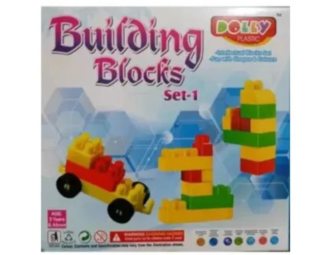 Building Blocks Set | Plastic | Educational Toys | 3+ Years