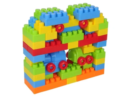 53_Pcs Set Building Blocks | Plastic | Educational Toys | 3+ Years