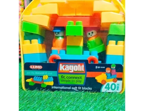 40_Pcs Set Blocks | Plastic | Educational Toys | 3+ Years