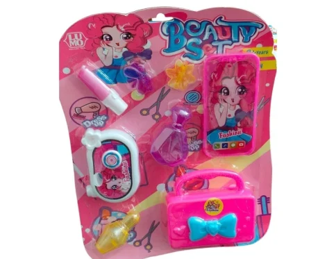 Beauty Make Up Role Play Set for Girls |   Plastic  |   Toys| 3+ Years