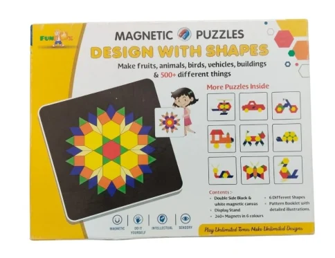 Magnetic Puzzle | Cardboard | Educational Toys| 3+ Years