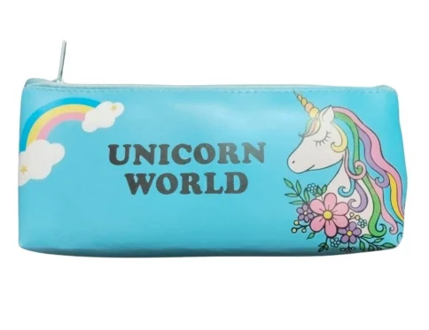 Pack Of_2 Pencil Poch – Unicorn World | Canvas | Stationery | 3+ Years