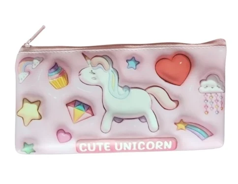 Unicorn Pencil Pouch |   Canvas  |   Stationery | 3+ Years