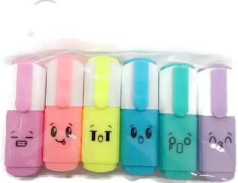 Unique small Size highlighter marker pen | Plastic | Stationery | 3+ Years