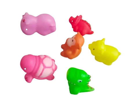 Small Size Animal Chu Chu Toys | Rubber | Toys| 6+ Months