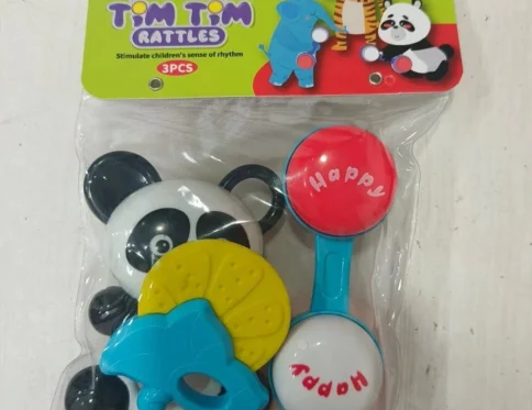 3 pcs Set Tim rattle | Plastic | Toys | 3+ Months