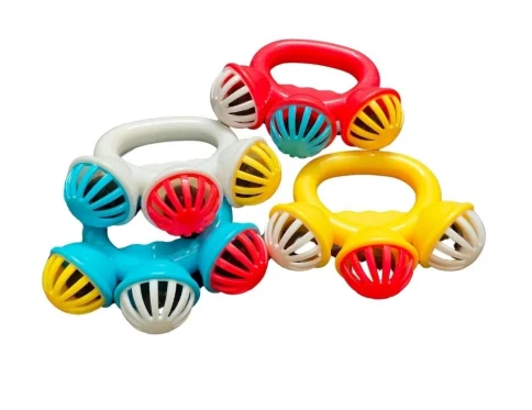 12_pcs set Rattle |   Plastic  |   Toys| 3+ Months