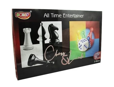 All Time Entertainer Chess&Ludo | Paper, Plastic Toys | Board Games | 5+ Years
