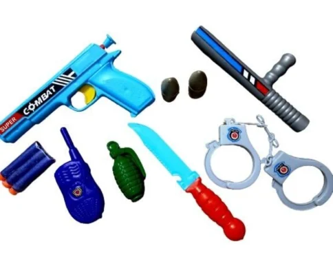 8_Pcs Set Chor Police | Plastic | Toys | 5+ Years