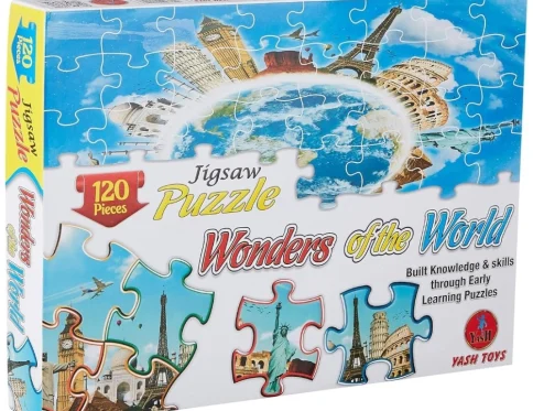 120_Pcs Jigsaw Puzzle Wonders of the world