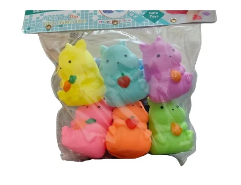 Baby Bear Mixed Chu Chu Toys | Rubber | Toys| 6+ Months