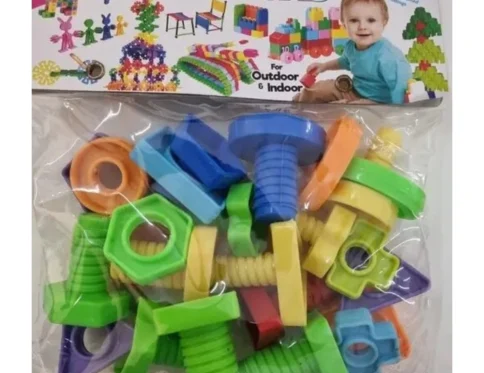 Nut & Bolt PVC Block | Plastic | Toys | 3+ Years