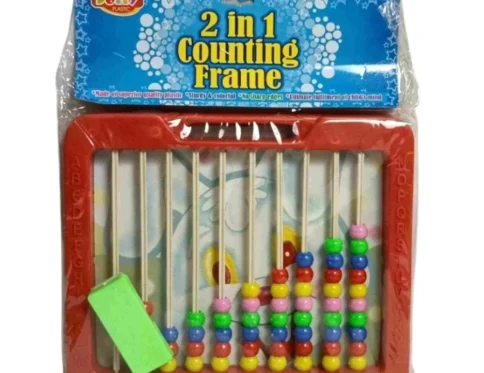2 in 1 Counting Frame | Plastic | Educational Toys | 3+ Years