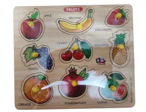Wooden Puzzle – Fruits | Wood | Educational Toys | 3+ Years