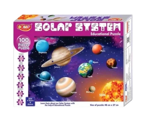 Solar System Puzzle | Cardboard | Educational Toys | 3+ Years