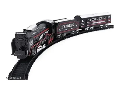 Generic Plastic Amazing Musical Classic Toy Train 13Pcs Toy Set (Multicolor)