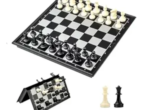 Generic Plastic Chess Board Game For Kids And Adults (Multicolor )