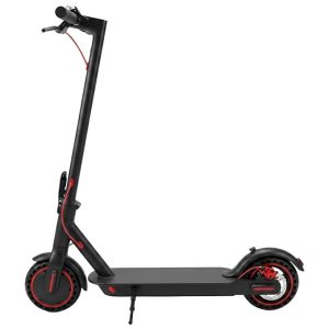AMO Foldable Electric Scooter for Adults, Kids & Youth, Black, Aluminium Alloy, 21CM Wheels, 25 Km/h, 150 Kg Capacity (Black)