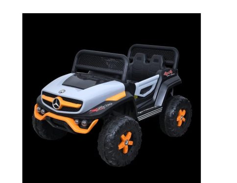 Battery Operated Ride on Jeep for Kids with Music, Lights and Swing- Electric Remote Control Ride on Jeep for Children to Drive of Age 1 to 6 Years-Orange