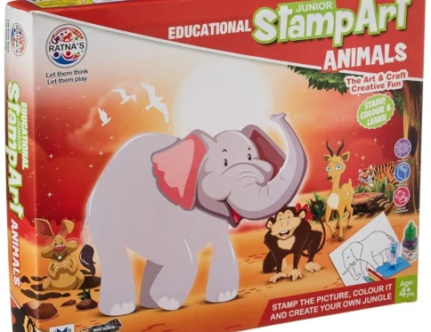 Stamp Art-Animal | Plastic | Educational Toys | 4+ Years