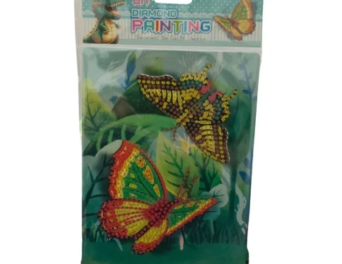 Pack Of_2 Diamond Painting Kit – Butterfly |   Cardboard  |   Stationery | 2+ Years