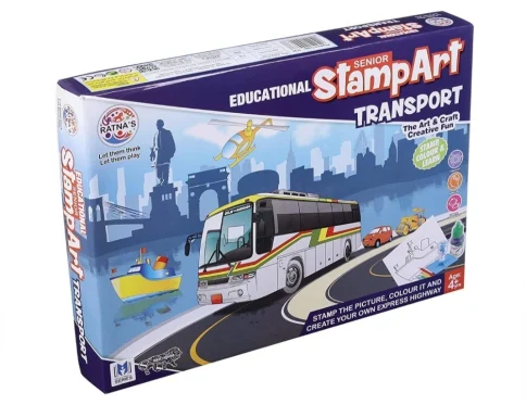 Stamp Art-Transport | Plastic | Educational Toys | 4+ Years