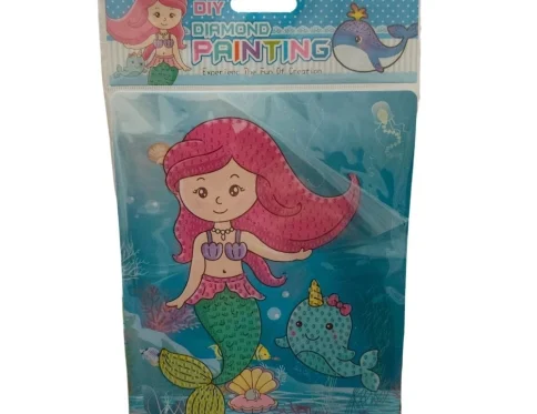 Pack Of_2 Diamond Painting Kit – Mermaid |   Cardboard  |   Stationery | 2+ Years