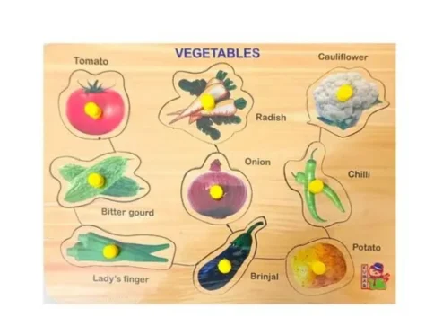 vegetables | Wood | Educational Toys | 3+ Years