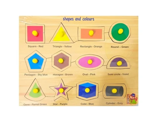 Shapes with Color | Wood | Educational Toys | 3+ Years