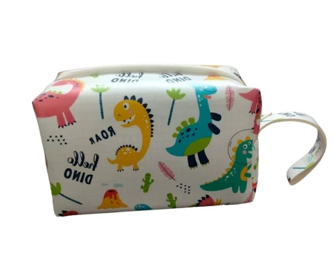 Pouch – Dinosaur Theme | Canvas | Stationery | 3+ Years