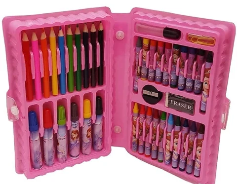 Art&Craft Crayon Color Oil Pestal Sketch Pan Water Color With Brush 42 Pcs Color Set | Plastic | Toys | 5+ Years