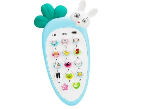 Generic Plastic Rabit Mobile Phone Toy For Kids With Music And Light Early Educational Smart Phone (Multicolor )
