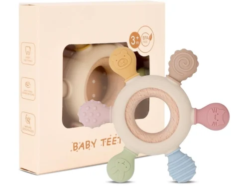 Generic Silicone Baby Teether (Multicolor)