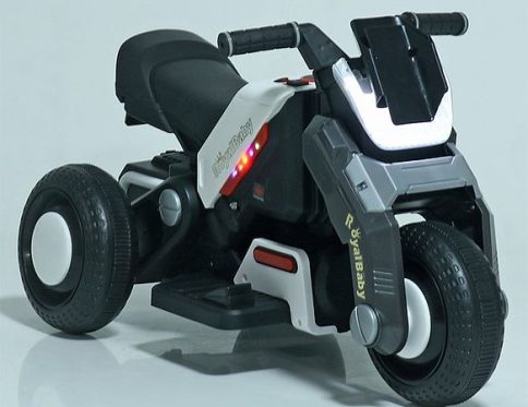 Kids Electric Ride-On Bike – 6V Battery Powered, Yellow with Music & LED Light (Ages 1–4)